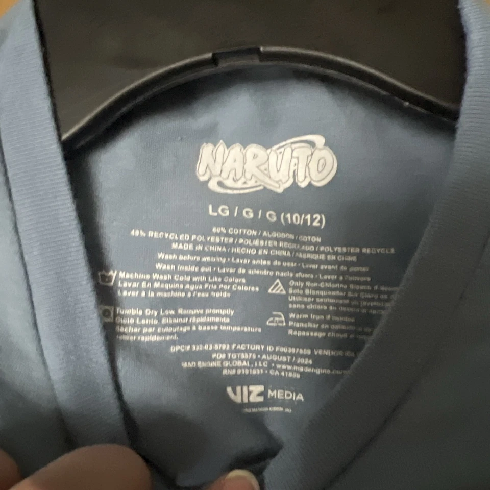 Juego de 2 camisetas Naruto niños talla grande 10/12 Foto 3 de 4