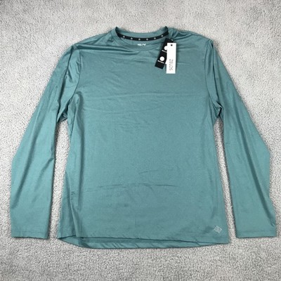 Zelos Shirt Mens Size Large Green Long Sleeve Athletic Performance Running