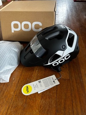 POC Cularis Pure Cycling Helmet - Uranium Black Matt / Hydrogen White - Medium