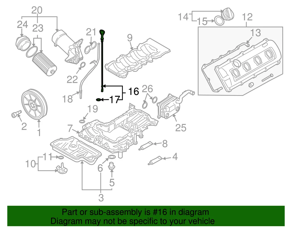 Varilla de medición original Audi 079-115-611-R Foto 2 de 2