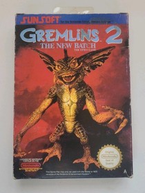 Gremlins 2 The New Batch The Video Game Nintendo NES Complete Working 1990