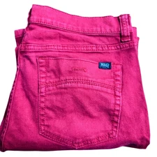 RSQ London Skinny Red Denim Jeans Mens W34 L30 Cotton Spandex Blend