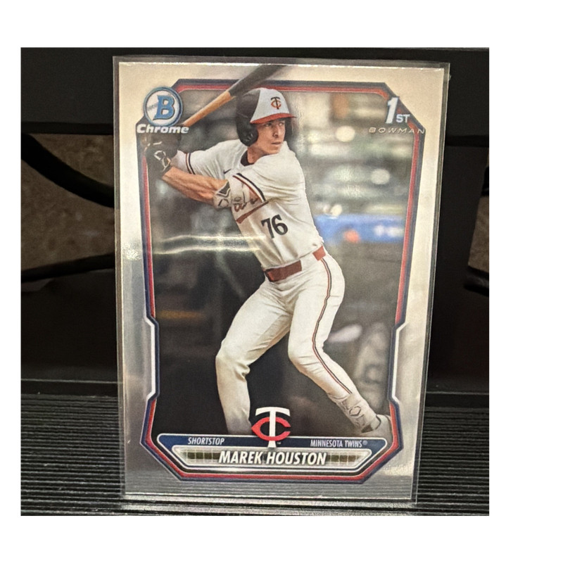 Topps Bowman Chrome 2026 1st Bowman Marek Houston #BCP-16 Minnesota Twins