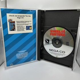 Wheel of Fortune - Sega CD Complete TESTED CIB with Reg Card