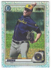 2020 Bowman Zack Brown #BCP-34 Chrome Prospects Mojo Refractor