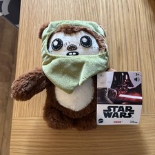 Mattel Star Wars Galaxy's Edge Ewok Plush Toy with Sound Fx