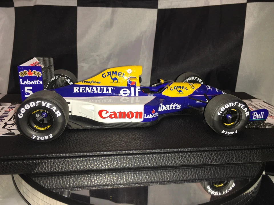 1:18 GP Replicas GPR050A Nigel Mansell Williams FW14B #5 World Champion 1992 - Image 4 of 4
