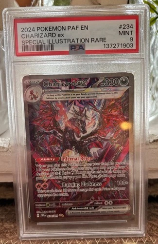 Charizard ex 234/091 SV: Paldean Fates Holo PSA 9