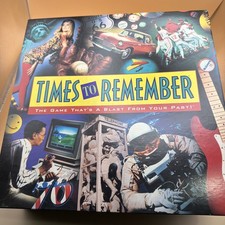 TIMES TO REMEMBER Board Game 1991 Comes factory Game All Pieces There