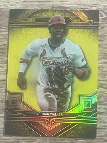 Jordan Walker 2024 Topps Triple Threads Citrine /75 St. Louis Cardinals