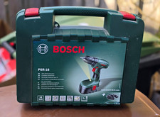 Bosch PSR 18 18V Cordless Drill/Driver Kit 1x 1.2Ah NiCd, Charger, Case