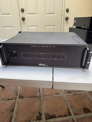 Audio Design Assotiates PF-200 BA mosfet stereo power amplifier good 