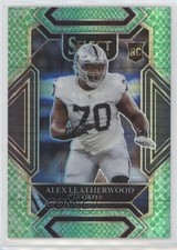 2021 Panini Select Club Level Dragon Scale Prizm 60/89 Alex Leatherwood 14lc