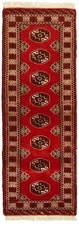 Vintage Oriental Hand-Knotted Carpet 2'1" x 6'2" Traditional Wool Area Rug