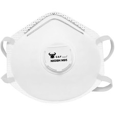 9116 Particulate Respirator Dust Mask with Valve, Two-Strap Cup Style Design,...