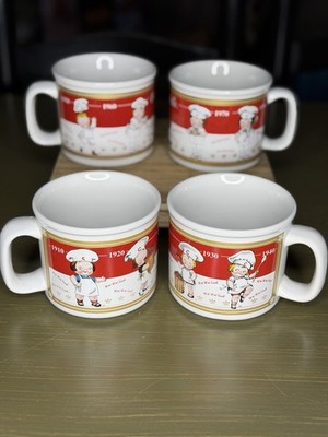 2001 Campbell s Soup Kids Coffee Mugs Set of 4 Houston Harvest Ceramic