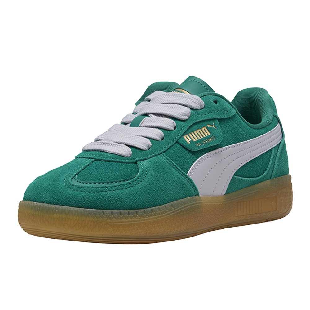PUMA Palermo Moda Xtra Gum Lace Up Womens Green Sneakers Casual