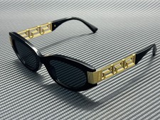 VERSACE VE4501 GB1 87 Black Dark Grey Women's 54 mm Sunglasses