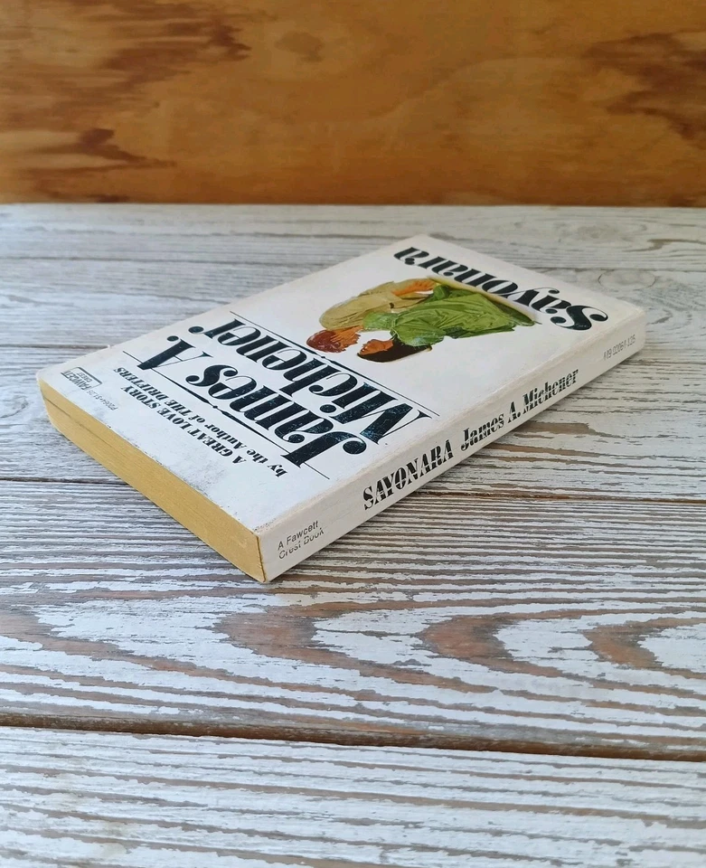 Sayonara James A. Michener Vintage Paperback 1974 - Image 3 of 4