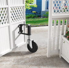 Ronlap Gate Wheels Spring Loaded Gate Caster for Fence Wooden Gate Heavy Duty