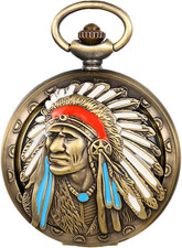 Vatertagsgeschenk Taschenuhr Herren Retro Flu...