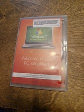 Windows 7 Home Premium – disc and license OEM