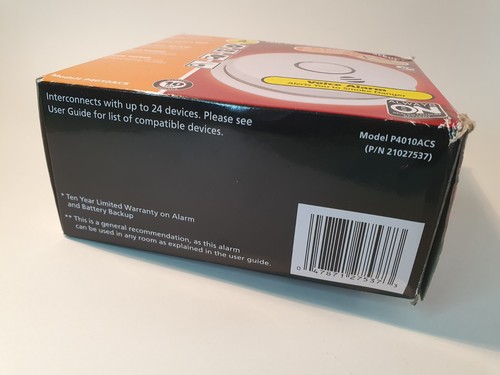 Kidde P4010ACS Hardwired Smoke Detector with Voice Alarm 10 Year Battery Backup - Picture 8 of 8