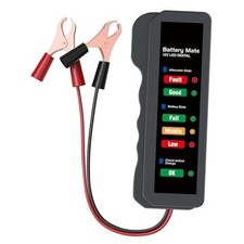 12V Battery Tester and Alternator Tester for Cars - Automotive Load Indicator