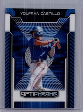 Yolfran Castillo 2025 Leaf Optichrome Baseball 1/1 Pre Production Proof