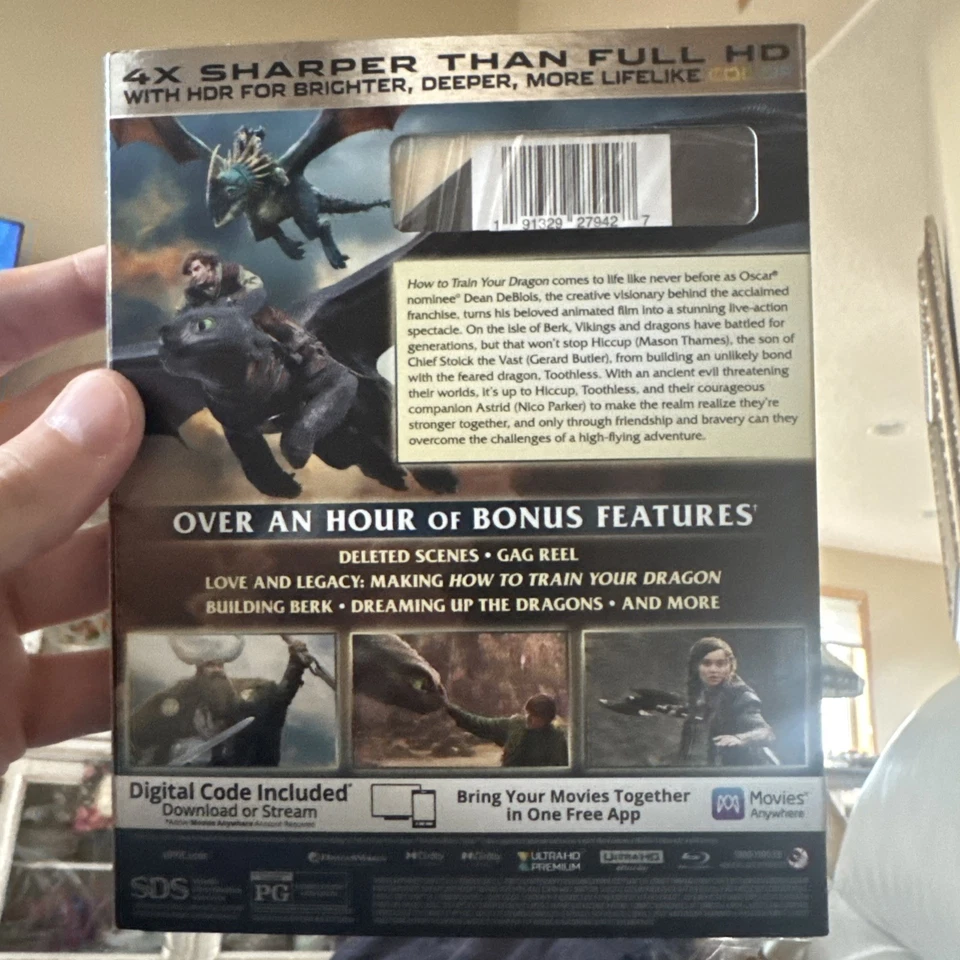 How To Train Your Dragon 4K & Blu-ray With Slipcover Combine Shipping - Image 2 of 2