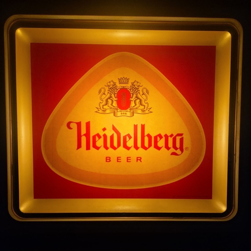 Heidelberg Beer Vintage Tavern Pub Bar Sign Light 