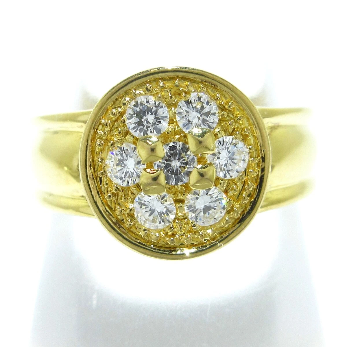 Medium Rose Dior Bagatelle Ring White Gold and Diamonds DIOR US #24 Medium Rose Dior Bagatelle Ring White Gold and Diamonds DIOR US
