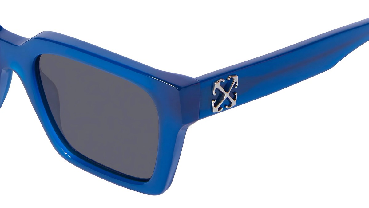 Off-White Sunglasses OERI111 Branson 4507 blue Blu grey Men