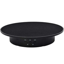 20cm 360  Electric Rotating Turntable, Rechargeable Low Noise Display Stand Show