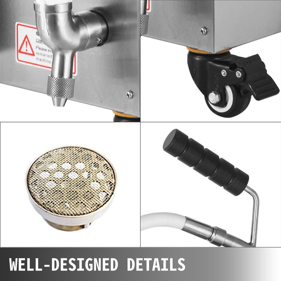 VEVOR Fryer Oil Filter 22/40/58L Commercial Cooking Oil Filtration