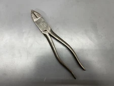 (S) VINTAGE PEXTO PS&W NO. 30 8.5" LINESMAN PLIERS W CUTTERS - VGC - USA