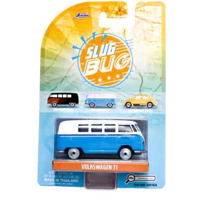 Jada Punch Buggy Slug Bug Volkswagen T1 Microbus Blue & White