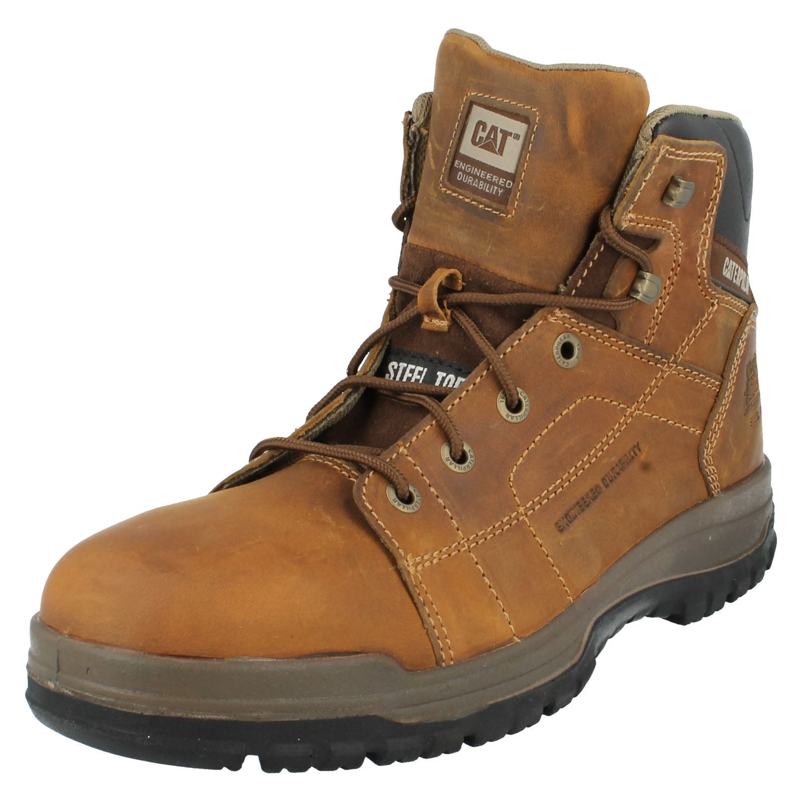 Mens Caterpillar Steel Toe Boot Dimenhisb Mens Caterpillar Steel Toe Boot Dimenhisb