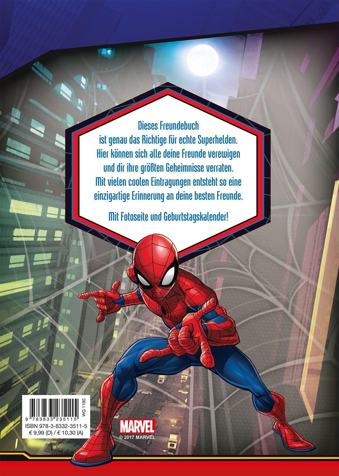 Thumbnail - Marvel Spider-man Freundebuch | Meine Freunde | Buch | 72 S. | Deutsch