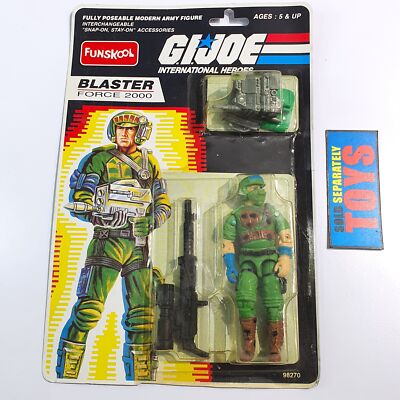 Vtg GI Joe BLASTER Funskool India International Heros Force 2000