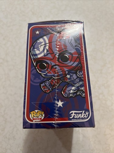 New! Funko POP! Collector's Box Captain America Marvel Patriotic Age Medium Tee - Picture 4 of 6