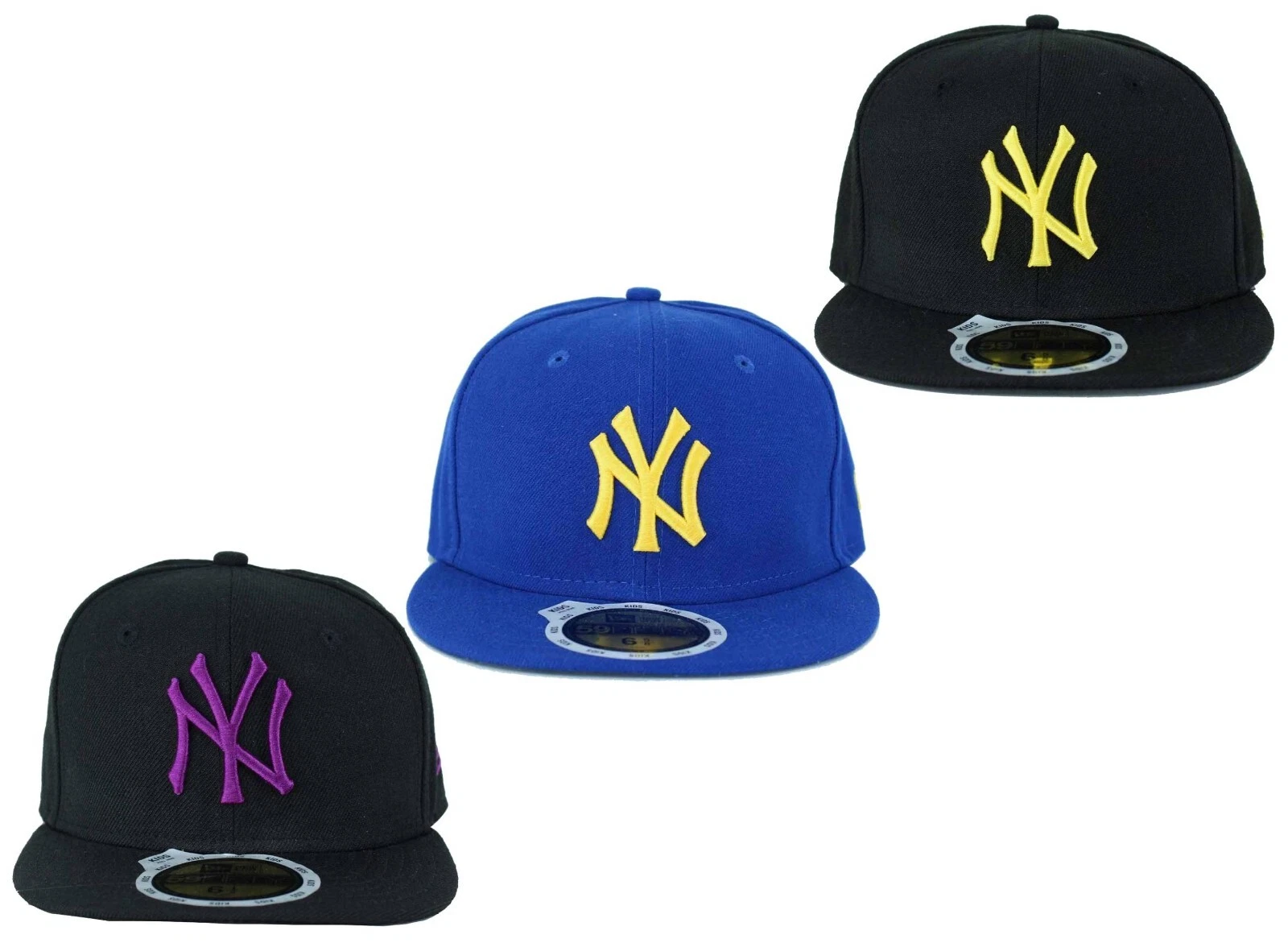 New Era Boys Kids NY Yankees Fitted Cap Hat - Urban Streetwear Designer Fashion