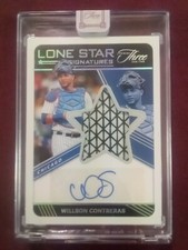 WILLSON CONTRERAS 2022 Panini Three and Two Sealed Jersey Patch Auto #25/49