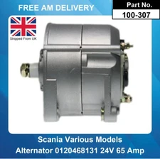 Alternator For Scania Trucks 3 Series 4 Series 0120468131 24V 65 Amp