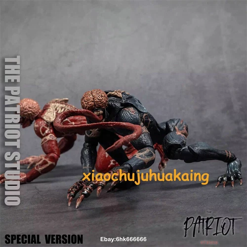The Patriot Studio 1/12 Resident Evil Black Evolver Licker Action Figure Toy 6" - Picture 12 of 18