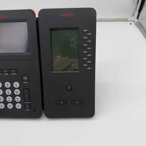 Avaya 9641G IP Bürotelefon 700480627 mit BM12 Tastenerweiterungsmodul - Bild 3 von 9