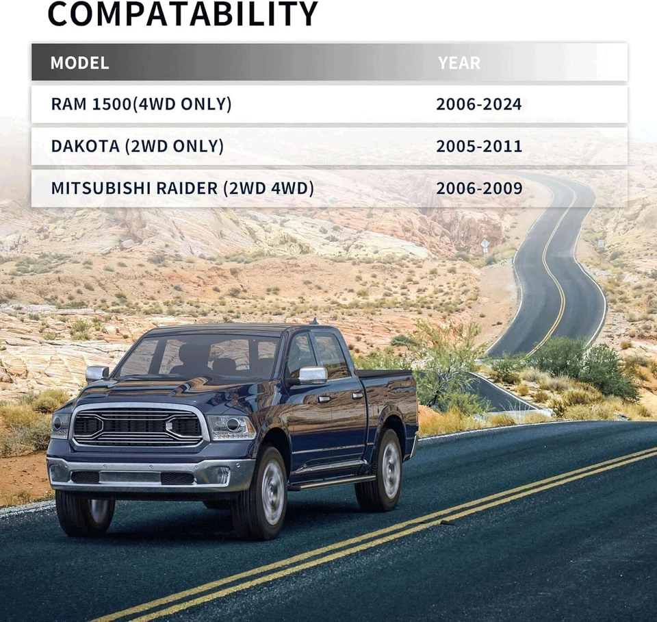 2inch Black Front Leveling Lift Kit Block Height For 2007 Mitsubishi Raider 2WD - Изображение 2 из 4