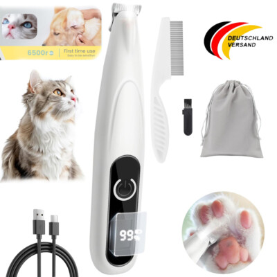 Paw Trim Pro  Pfotentrimmer Hundeschermaschine für Hunde 35dB Kabellos Leise