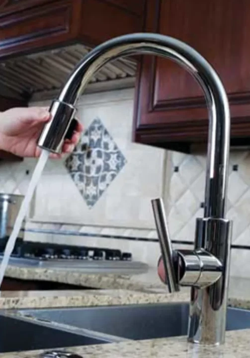 Newport Latón Este Lineal Arco Alto Tirador Grifo de Cocina Acoplamiento Magnético NUEVO Foto 4 de 4