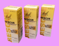 lot of 3,  10 ml Each bottle,  Bach RESCUE REMEDY,  3 Pack, EXP.  03/2027